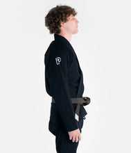 Carregar imagem no visualizador da galeria, Kimono BJJ (GI) Progresso a academia- Black-White Belt incluído