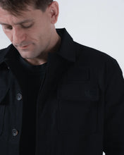 Load image into Gallery viewer, Born to Rule Canvas Jacket- Black