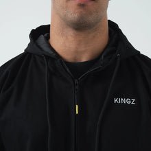 Cargar imagen en el visor de la galería, Kingz Canvas Jacket- Negro
