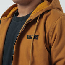Load image into Gallery viewer, Kingz Canvas Jacket- Tan