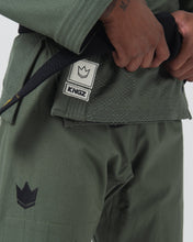 Cargar imagen en el visor de la galería, Kimono BJJ (Gi) Kingz The One- Verde Militar- Edición limitada