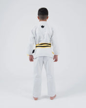 Cargar imagen en el visor de la galería, Kimono BJJ (Gi) Kingz Kore Youth 2.0. Blanco con cinturón blanco