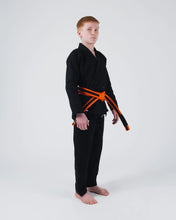 Cargar imagen en el visor de la galería, Kimono BJJ (Gi) Kingz Kore Youth 2.0. Negro con cinturón blanco