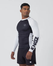 Cargar imagen en el visor de la galería, Rashguard Kingz Ranked Performance V2 Long Sleeve - Blanco