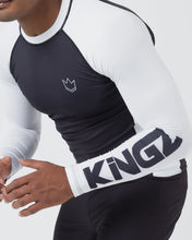 Cargar imagen en el visor de la galería, Rashguard Kingz Ranked Performance V2 Long Sleeve - Blanco