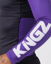 Cargar imagen en el visor de la galería, Rashguard Kingz Ranked Performance V2 Long Sleeve - Morado