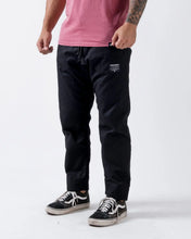 Load image into Gallery viewer, Kingz Casual Rip Stop Gi Pant- Black
