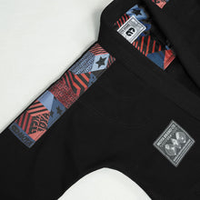 Lade das Bild in den Galerie-Viewer, Kimono BJJ (Gi) Moya Brand Stars & Stripes- Schwarz