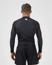 Load image into Gallery viewer, Rashguard Kingz Ranked Performance V3 Long Sleeve - Brown