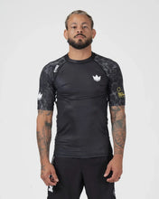 Cargar imagen en el visor de la galería, Rashguard Kingz Ranked Performance V3 Short Sleeve - Negro
