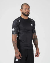 Cargar imagen en el visor de la galería, Rashguard Kingz Ranked Performance V3 Short Sleeve - Negro