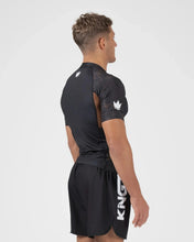 Load image into Gallery viewer, Rashguard Kingz Ranked Performance V3 Short Sleeve - Brown