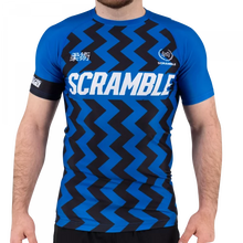 Load image into Gallery viewer, Scramble Ranked Rashguard V5- Blue