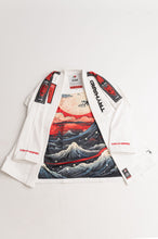 Lade das Bild in den Galerie-Viewer, Kimono Try Hard- White Red Demon