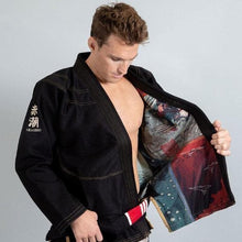 Lade das Bild in den Galerie-Viewer, Kimono Akashio Limited Edition Jiu Jitsu Gi- Negro - StockBJJ