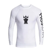 Cargar imagen en el visor de la galería, Moskova Training Rashguard Top- Blanco - StockBJJ