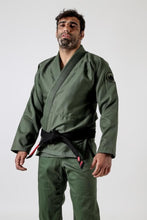 Lade das Bild in den Galerie-Viewer, Kimono Kingz Classic 3.0- Verde Militar - StockBJJ