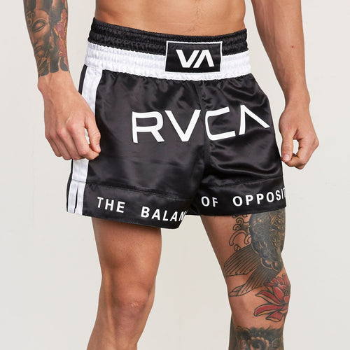 RVCA Muay Thai Short- Negro