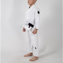 Cargar imagen en el visor de la galería, Kimono Kingz Kid´s The One Blanco con cinturón blanco - StockBJJ