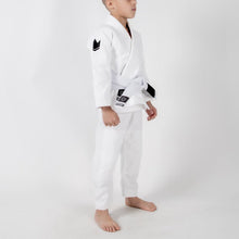 Cargar imagen en el visor de la galería, Kimono Kingz Kid´s The One Blanco con cinturón blanco - StockBJJ