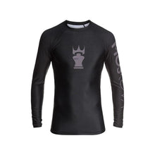 Cargar imagen en el visor de la galería, Moskova Training Rashguard Top- Negro - Gris - StockBJJ