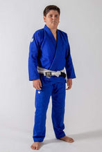 Cargar imagen en el visor de la galería, Kimono BJJ (Gi) Kingz Kid´s The One Azul con cinturón blanco