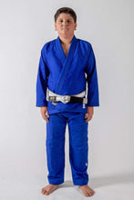 Cargar imagen en el visor de la galería, Kimono BJJ (Gi) Kingz Kid´s The One Azul con cinturón blanco