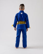 Carregar imagem no visualizador da galeria, Kimono BJJ (gi) Kingz Kid's Kore Blue com faixa branca