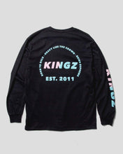Cargar imagen en el visor de la galería, Camiseta Kingz Krown L/S- Negro