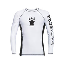 Cargar imagen en el visor de la galería, 2022 Rashguard Moskova Training Top- Manga Larga- Blanco