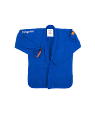 Carregar imagem no visualizador da galeria, Kimono BJJ (GI) Progresso Featherlight Lightweight Competition-Blue
