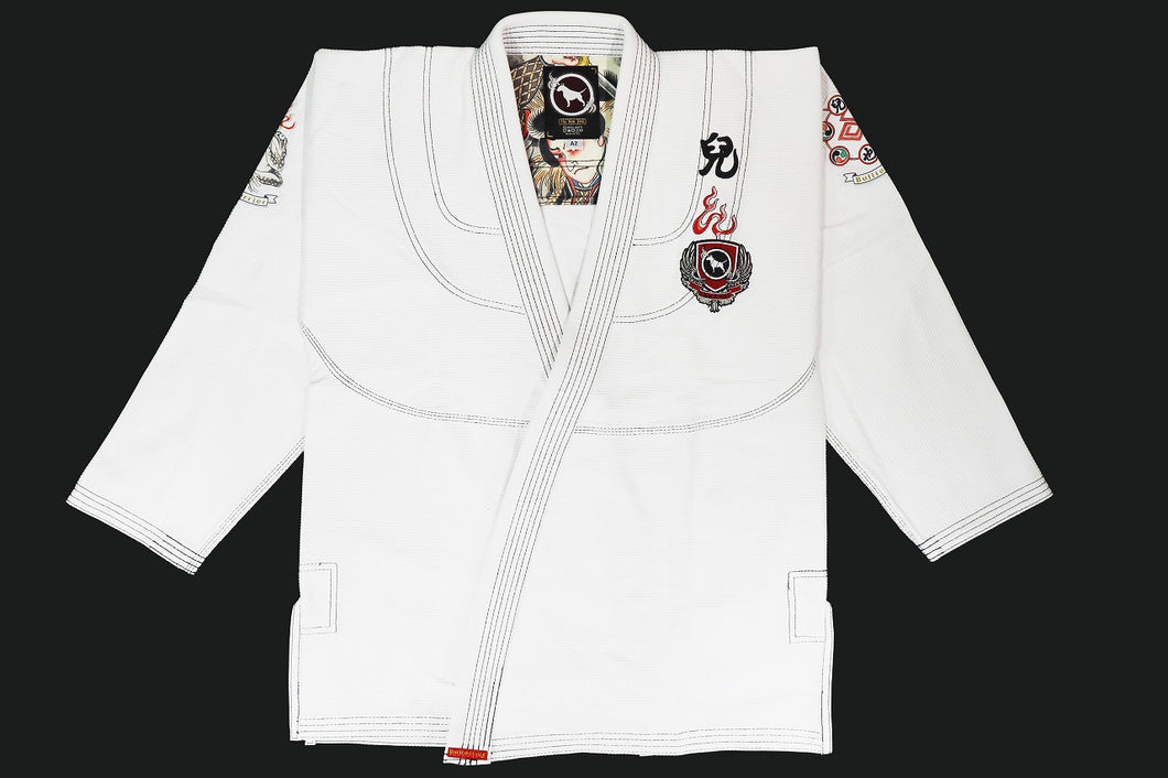 Kimono BJJ (Gi) BULLTERRIER  Jiraiya 2.0- Blanco