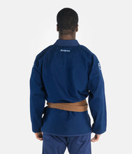 Load image into Gallery viewer, Kimono BJJ (GI) Progress The Academy- Navy- White belt included
