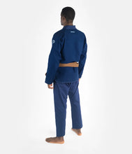 Load image into Gallery viewer, Kimono BJJ (GI) Progress The Academy- Navy- White belt included
