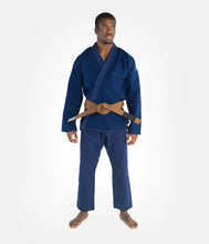 Load image into Gallery viewer, Kimono BJJ (GI) Progress The Academy- Navy- White belt included
