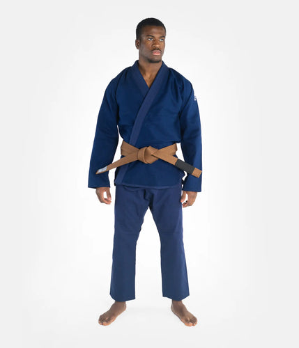 Kimono BJJ (GI) Progress The Academy- Navy- White belt included