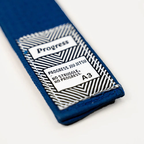 Progrès - ceintures BJJ bleues