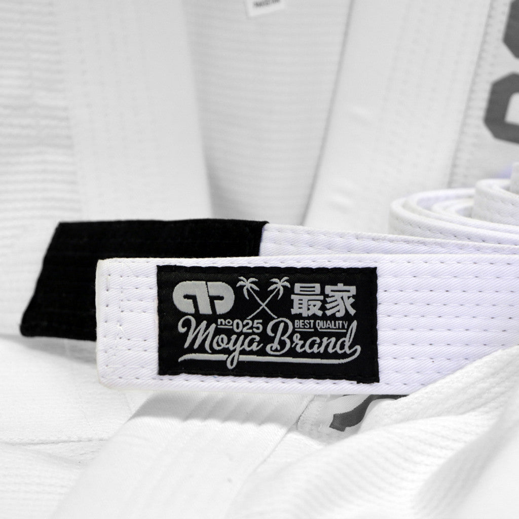 Moya Brand Cinturón de BJJ Adulto - Blanco