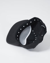 Cargar imagen en el visor de la galería, Crown Patch 5-Panel Strapback Hat - Black
