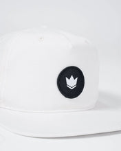 Cargar imagen en el visor de la galería, Crown Patch 5-Panel Strapback Hat - Natural
