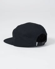 Load image into Gallery viewer, Crown Patch Strapback Hat - Black
