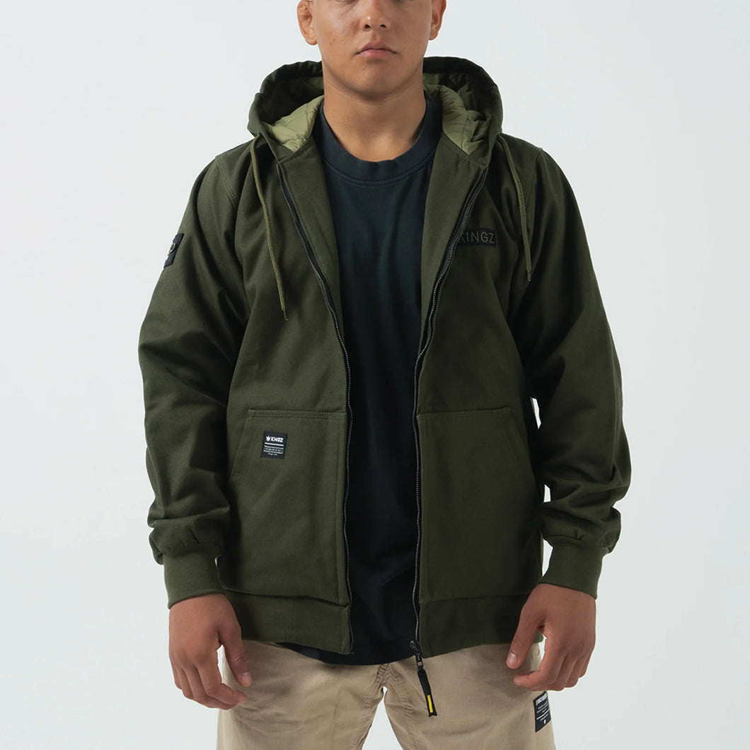 Kingz Canvas Jacket- Verde