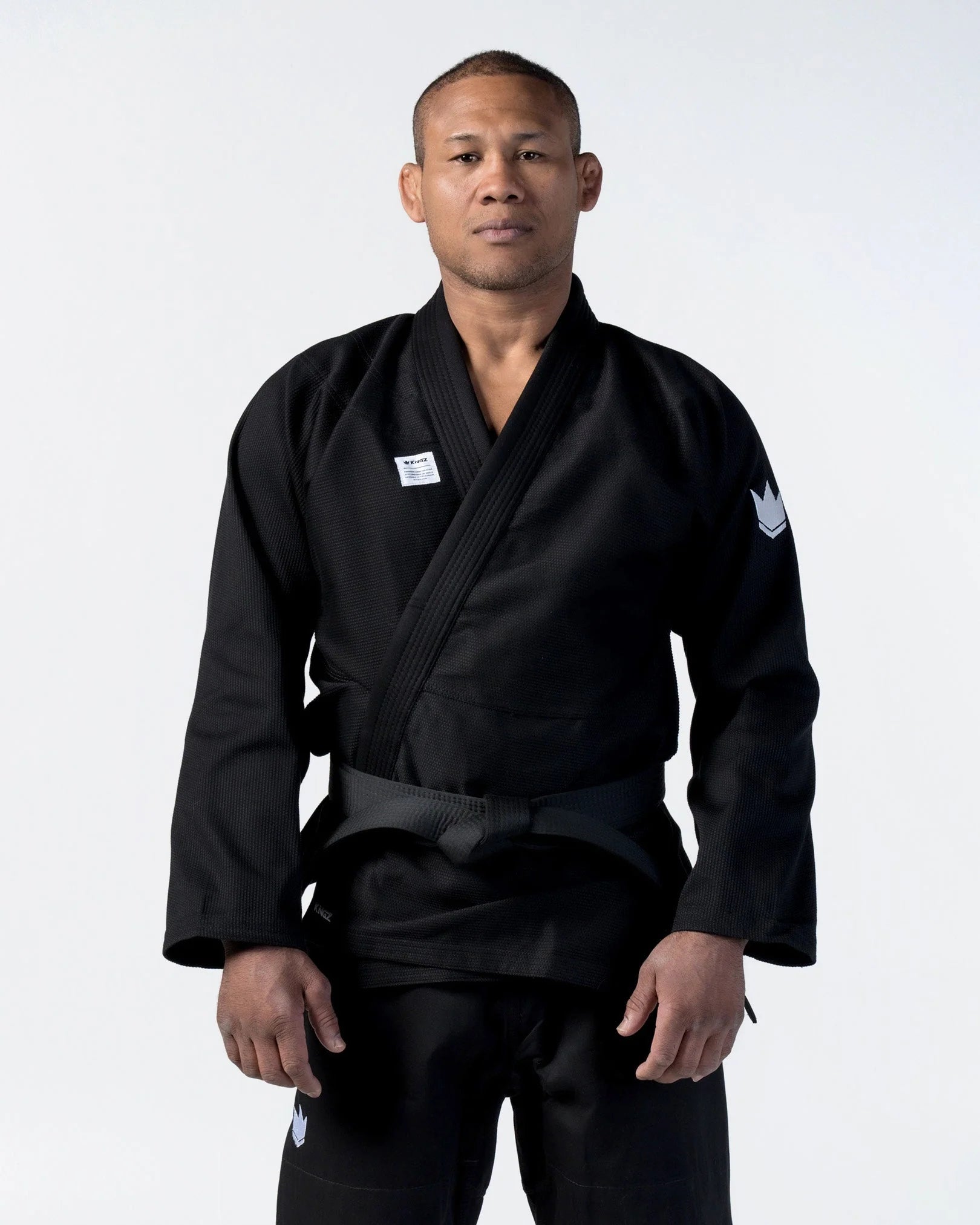 Kimono BJJ (Gi) - Kingz Kore- Preto- FAIXA BRANCA INCLUÍDO – StockBJJ