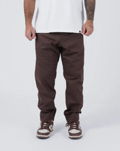 Load image into Gallery viewer, Kingz Casual Rip Stop Gi Pant- Brown
