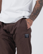 Load image into Gallery viewer, Kingz Casual Rip Stop Gi Pant- Brown
