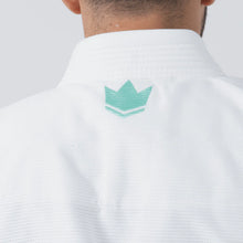Charger l&#39;image dans la galerie, Kimono bjj (gi) kingz the One - Sage Mint Edition- White
