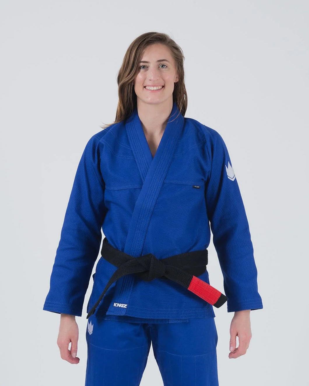 Kimono BJJ (GI) Kingz Kore V2 Mulheres -Azul- Cinturão Branco incluído