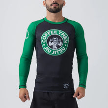 Cargar imagen en el visor de la galería, Choke Republic Coffee Then Jiu Jitsu Rash Guard
