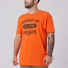 Load image into Gallery viewer, Choke Republic Property of BJJ-Orange T-shirt
