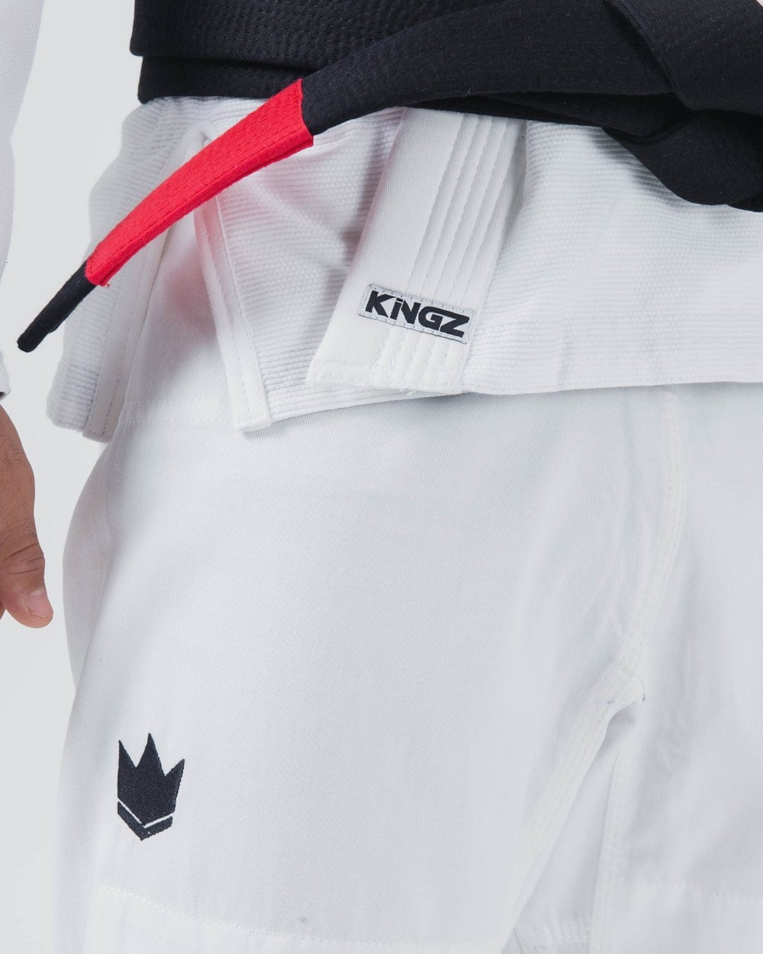 Kingz The One BJJ Kimono black + White Belt
